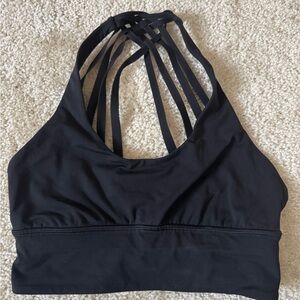 COPY - BLACK LULULEMON SPORTS BRA SIZE 4